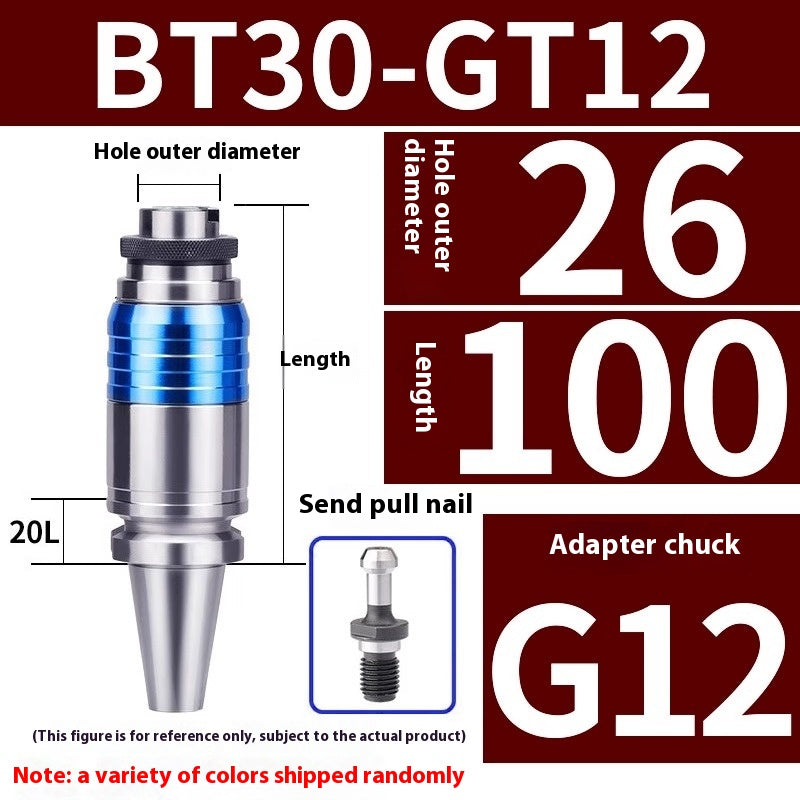 1078-BT40 toolholder CNC machining center CNC tool tapping tapping floating telescopic overload protection G12 collet 24 Shandong Denso Pricision Tools Co.,Ltd.